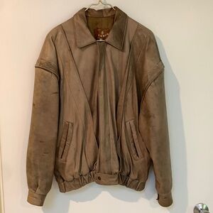 Parri's Firenze Italia Italian Leather Jacket